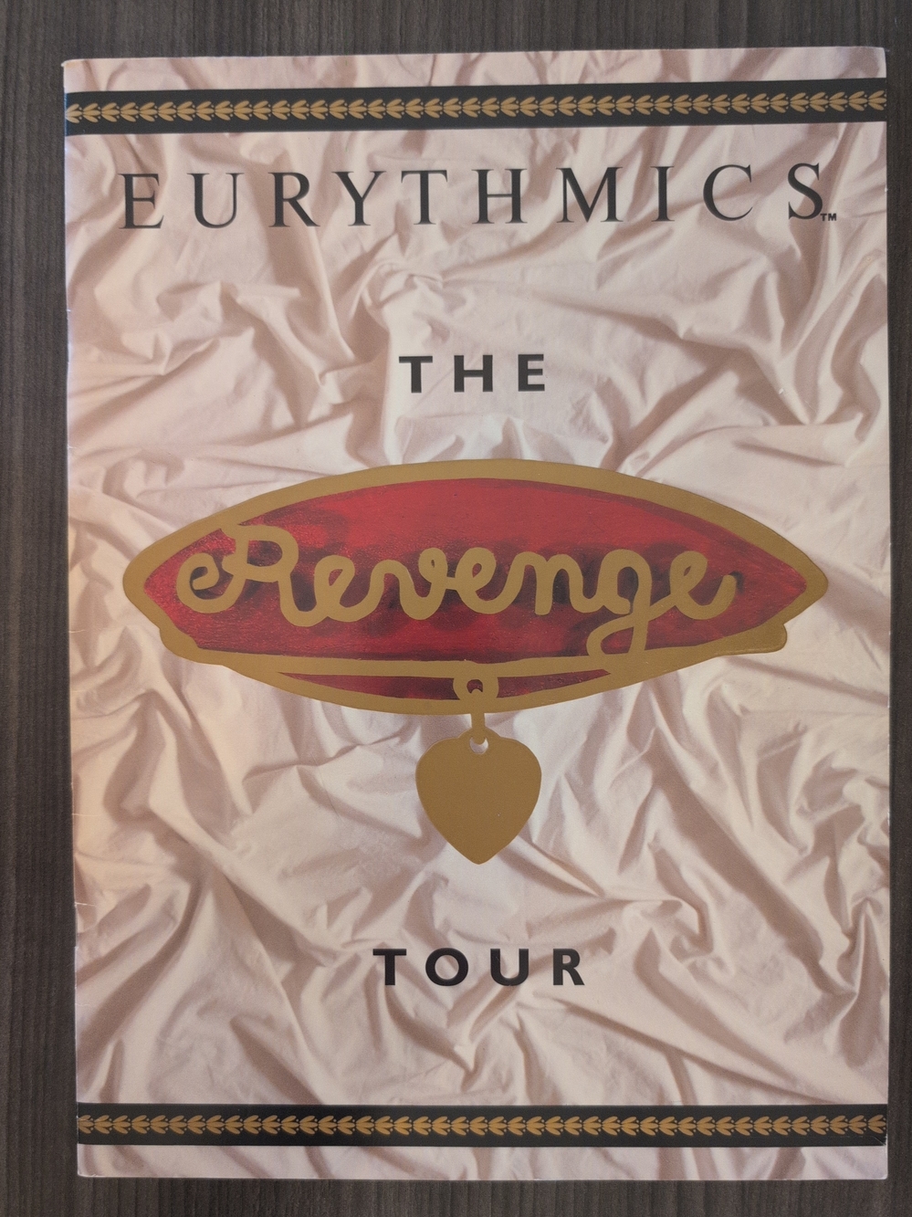 The Revenge Tour Poster - Cream, Red & Gold